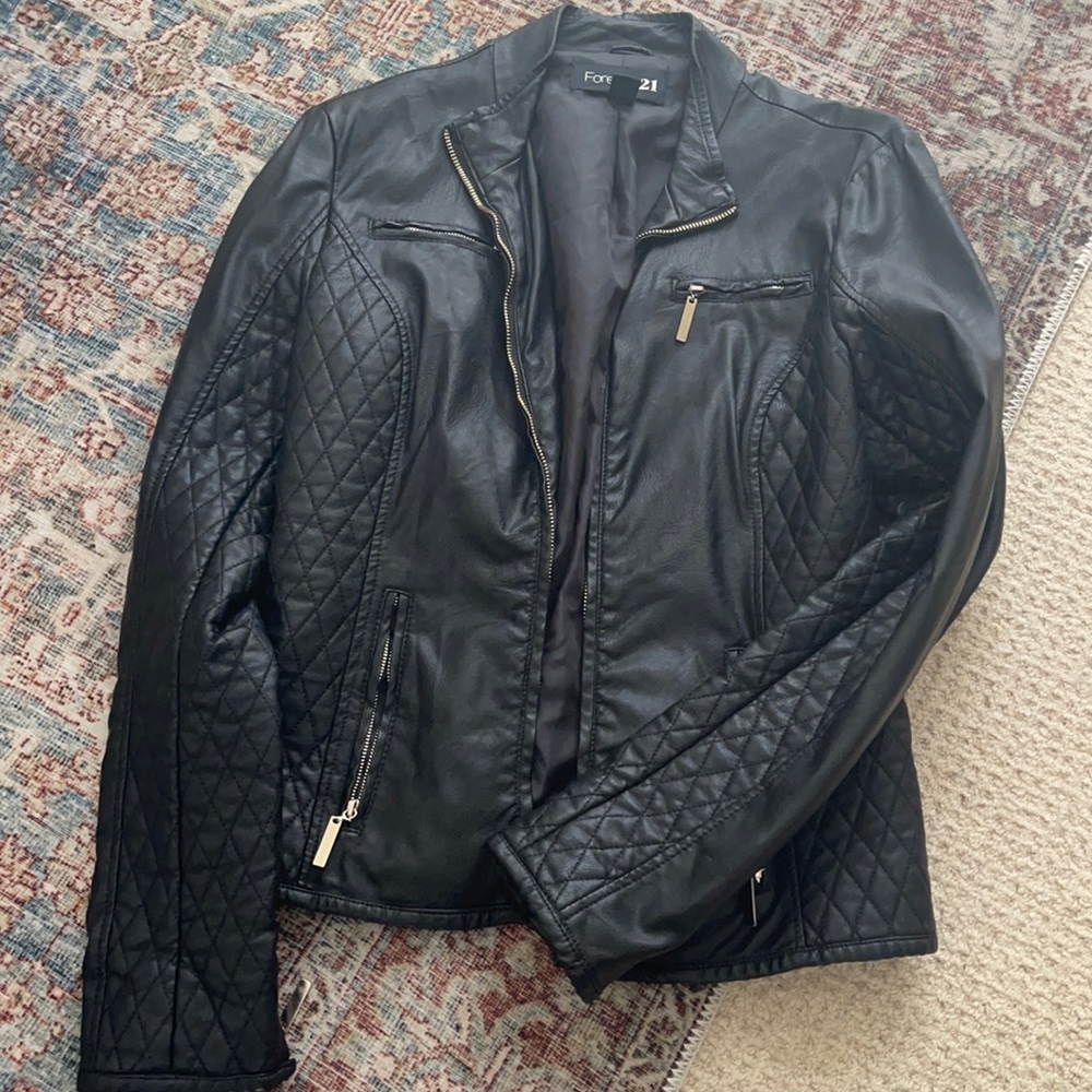Forever 21 faux leather jacket
